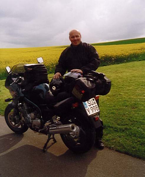 Rapsfeld auf der Hinfahrt