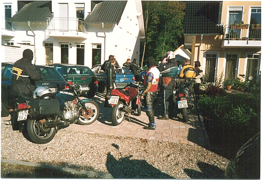 Aufbruch bei Lumpis zuhause