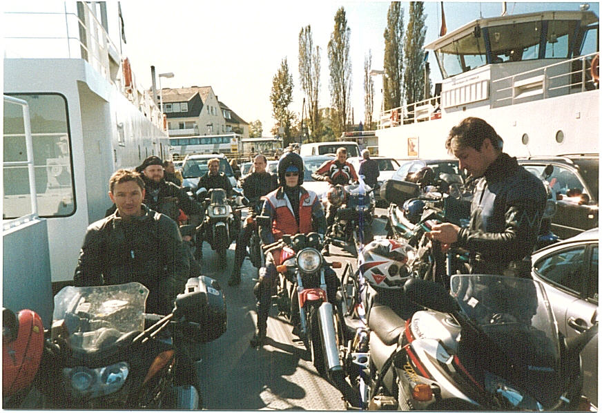 Die zweite Überfahrt über den Rhein